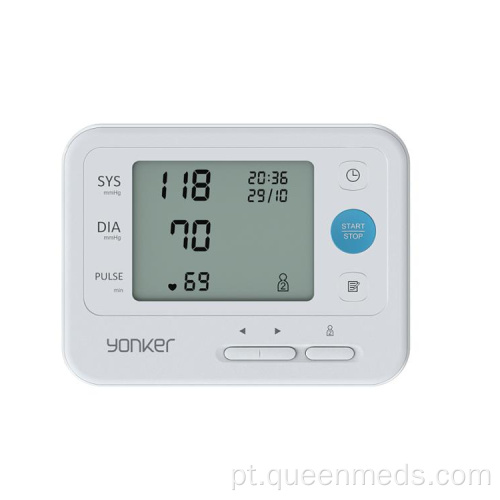 Monitor de pressão arterial de braço de instrumento Classe II